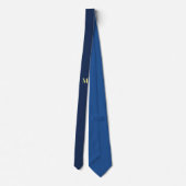 Monogram Minimalistisch Klassiek Professioneel Bla Stropdas (Achterkant)