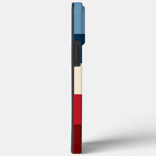 Monogram minimalistisch streeppatroon Case-Mate iPhone case (Achterkant / Rechts)