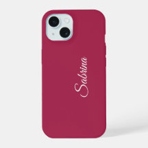 Monogram minimalistische kersroze roze