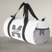 Monogram minimalistische retro plunjezak