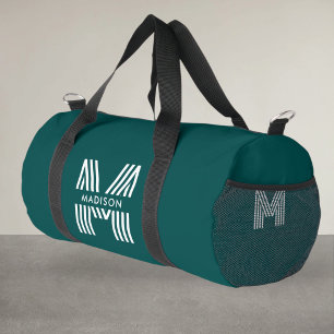 Monogram minimalistische retro plunjezak