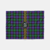 Monogram Mitchell Tartan Fleece Deken (Voorkant (Horizontaal))