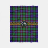 Monogram Mitchell Tartan Fleece Deken (Voorkant)