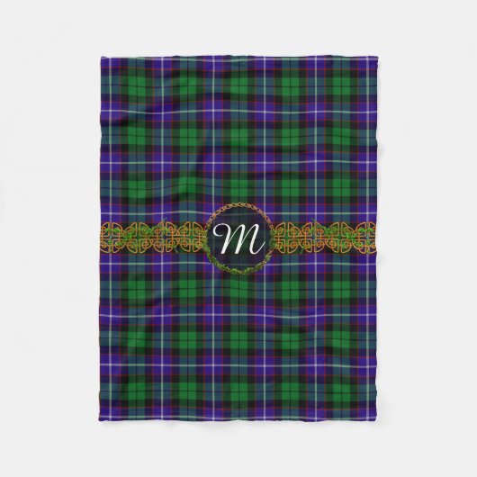 Monogram Mitchell Tartan Fleece Deken (Voorkant)