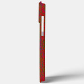 Monogram mobiele telefoondraagtas HAMbyWG - Rood Case-Mate iPhone Case (Achterkant / Links)