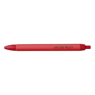 Monogram Mode Red Zwarte Inkt Pen