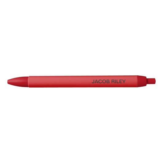 Monogram Mode Red Zwarte Inkt Pen (Voorkant)