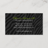 Monogram Mode Visitekaartje (Achterkant)