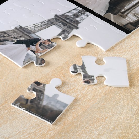 Monogram Modern 9 Foto Collage Legpuzzel (Zijkant)