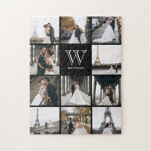 Monogram Modern 9 Foto Collage Legpuzzel