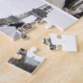 Monogram Modern 9 Foto Collage White Legpuzzel (Zijkant)