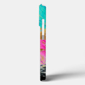 Monogram modern abstract elegant gepersonaliseerd Case-Mate iPhone case (Achterkant / Links)