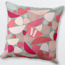 Monogram Modern Abstract Kussen