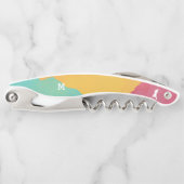 Monogram Modern Art Waterverf Kurkentrekker (Voorkant)