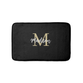Monogram Modern Black en Tan Sand Badmat