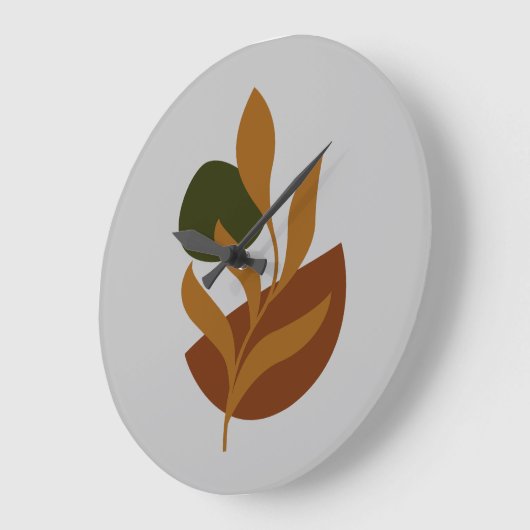 Monogram Modern Boho Grote Klok (Hoek)