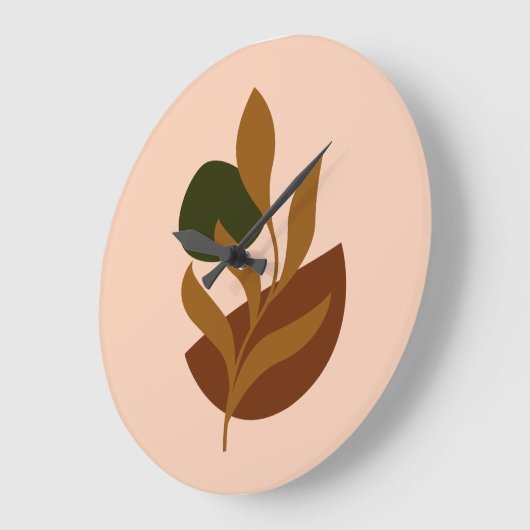 Monogram Modern Boho Grote Klok (Hoek)