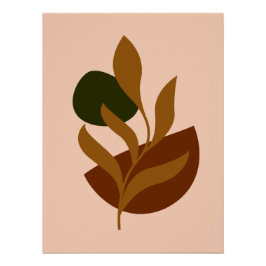 Monogram Modern Boho Perfect Poster