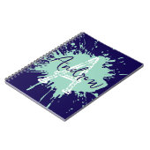 Monogram Modern Boy Preppy Back-To-School Notitieb Notitieboek (Linkerzijde)