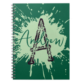 Monogram Modern Boy Preppy Back-To-School Notitieb Notitieboek