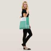 Monogram Modern Chic Cute Stylish Custom Tote Bag (Op model)