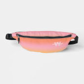 Monogram Modern Chique Pastel Ombre Heuptasje (Voorkant)