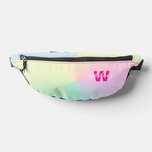 Monogram Modern Chique Pastel Ombre Heuptasje (Liggend)