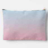 Monogram Modern Chique Roze Blauw Pastel Ombre Etui (Achterkant)