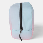 Monogram Modern Chique Roze Blauw Pastel Ombre Toilettasje (Rechts)
