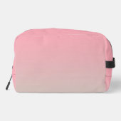 Monogram Modern Chique Roze Pastel Ombre Toilettasje (Achterkant)