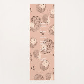 Monogram Modern Cute Hedegel Pattern Yogamat (Voorkant)