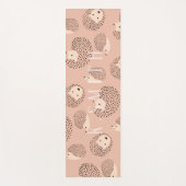 Monogram Modern Cute Hedegel Pattern Yogamat (Voorkant)