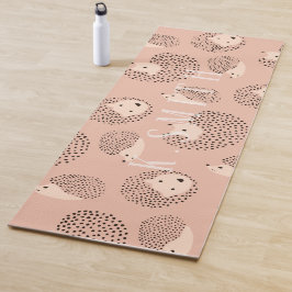 Monogram Modern Cute Hedegel Pattern Yogamat