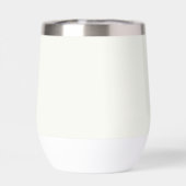 Monogram Modern Eenvoudig Elegant Ivoorwit Aangepa (Achterkant)