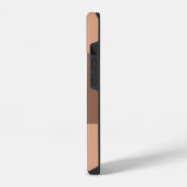 Monogram Modern Eenvoudig Initiaal Pastel iPhone Hoesje (Linkerkant)