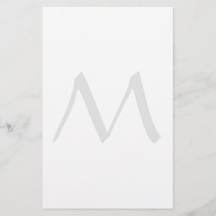 Monogram Modern Eenvoudig Minimalistisch Eenvoudig Briefpapier