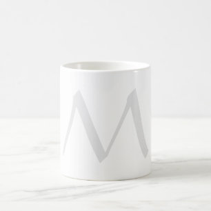 Monogram Modern Eenvoudig Minimalistisch Eenvoudig Koffiemok