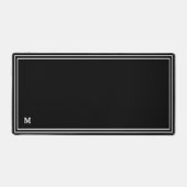 Monogram Modern Eenvoudig Minimalistisch Elegant L Bureaumat (Voorkant)