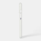 Monogram Modern Eenvoudig Monogram Ivoor Wit iPhone 16 Hoesje (Linkerkant)