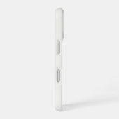 Monogram Modern Eenvoudig Monogram Ivoor Wit iPhone 16 Hoesje (Rechterkant)