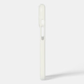 Monogram Modern Eenvoudig Monogram Ivoorgoud Case-Mate iPhone Case (Achterkant / Links)