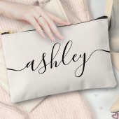 Monogram Modern Elegant Calligrafie Script Ivoor Etui