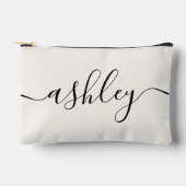 Monogram Modern Elegant Calligrafie Script Ivoor Etui (Voorkant)