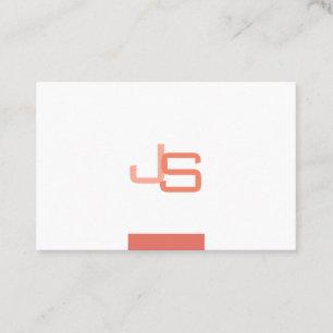 Monogram Modern Elegant Sjabloon Professional Visitekaartje
