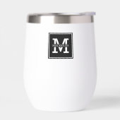 Monogram Modern en Minimalistisch Gepersonaliseerd (Links)