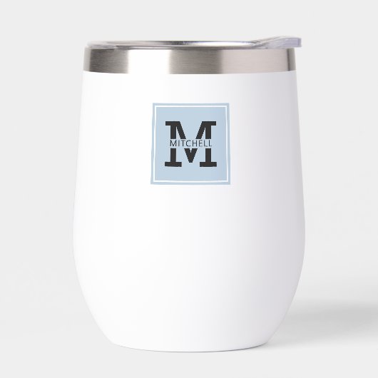 Monogram Modern en Minimalistisch Gepersonaliseerd (Links)