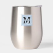 Monogram Modern en Minimalistisch Gepersonaliseerd (Links)