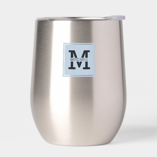 Monogram Modern en Minimalistisch Gepersonaliseerd (Links)