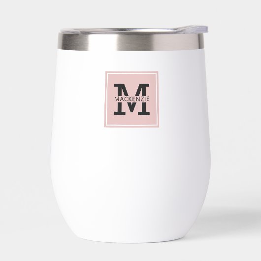 Monogram Modern en Minimalistisch Gepersonaliseerd (Links)