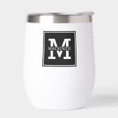 Monogram Modern en Minimalistisch Gepersonaliseerd (Links)